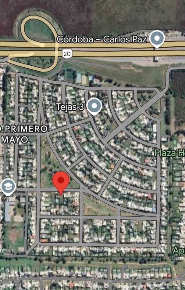 Tejas 3 terreno venta 620m2 cno Carlos Paz 