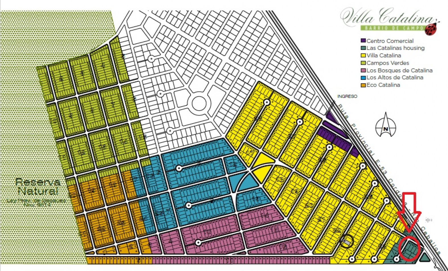 Terreno en venta Villa Catalina Cno Rio Ceballos 