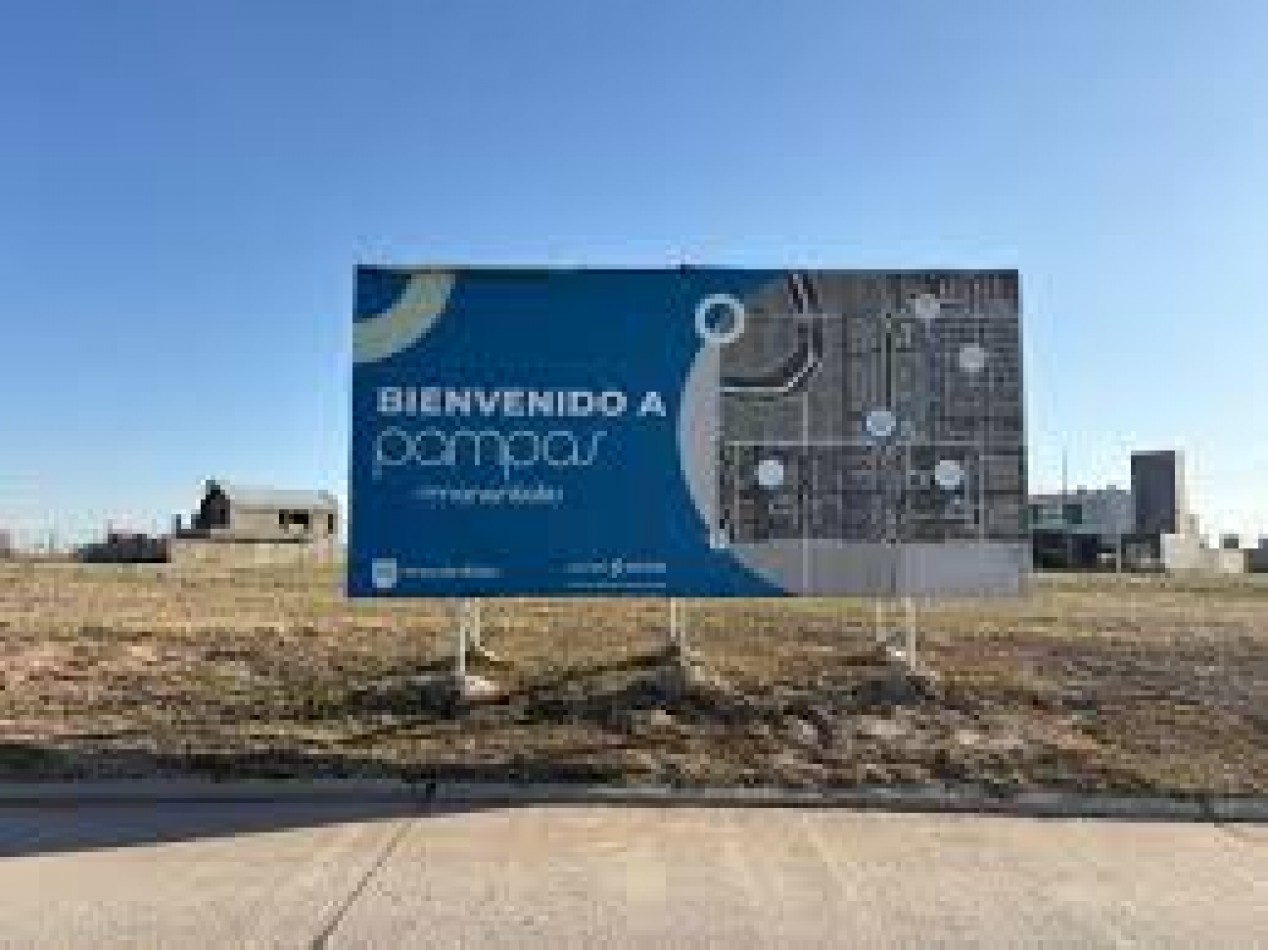 Pampas de Manantiales terreno venta 350m2 apto duplex (EDISUR)